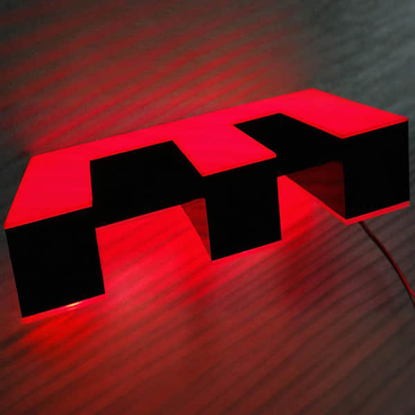 Front and backlit signs