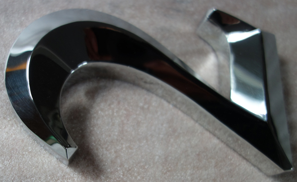 3D stainless steel signs