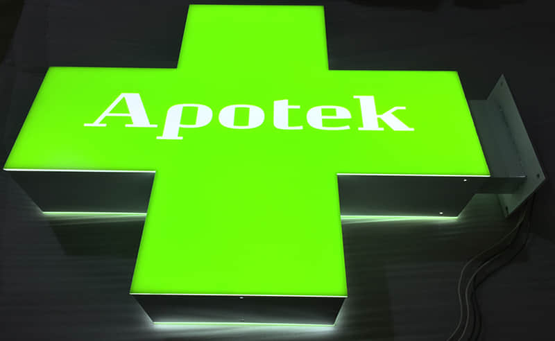 Directional lightbox