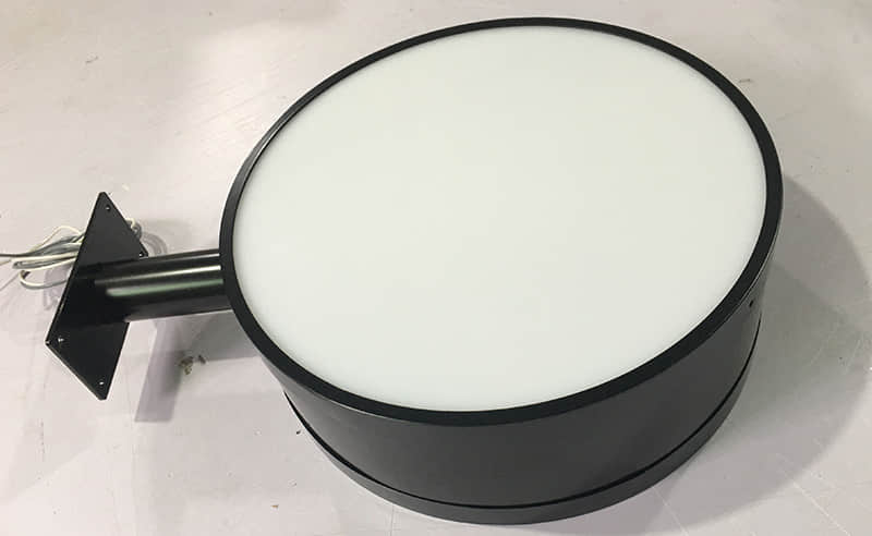 Stainless steel lightbox