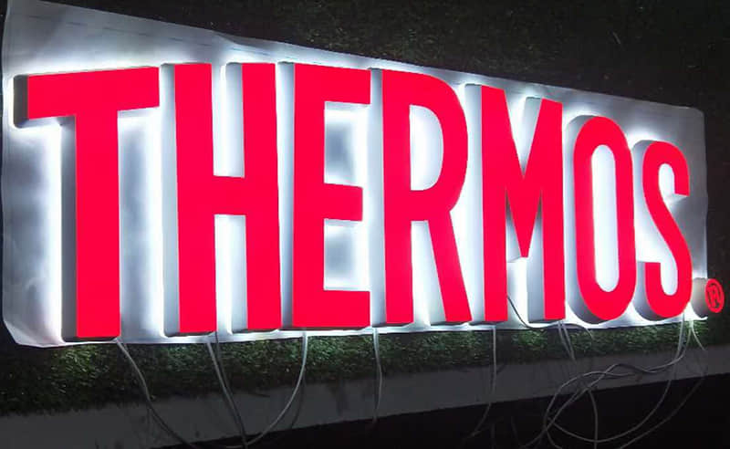 Double face lit LED signs