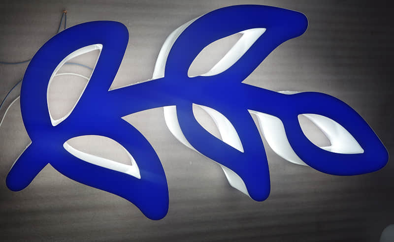 Illuminated acrylic signs