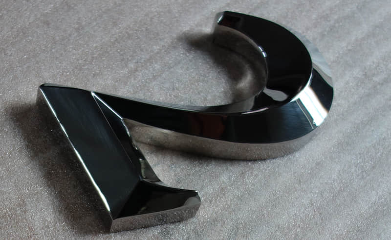 3D stainless steel signs