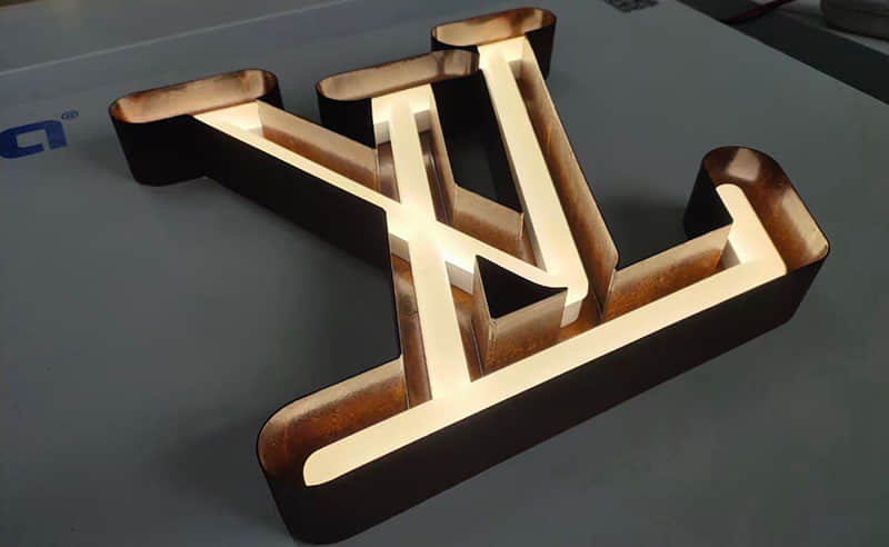 Neon channel letters