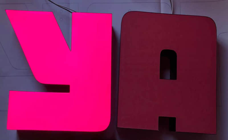 Epoxy 3D letters