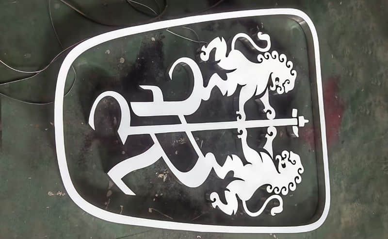Epoxy LED letters