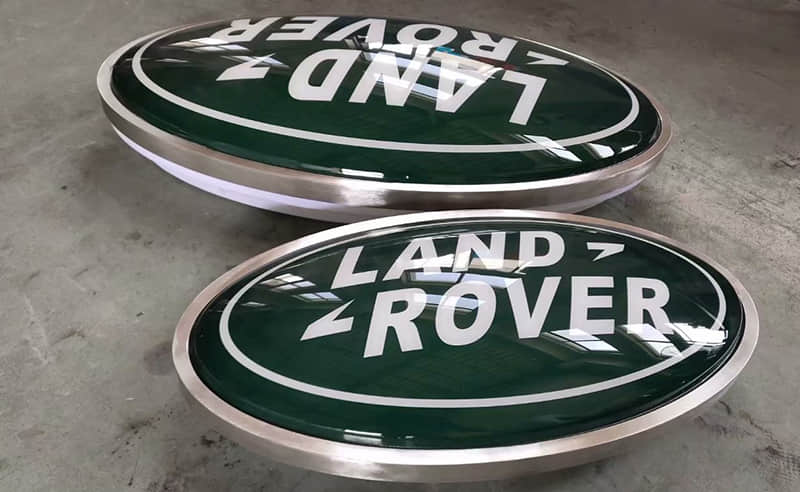 Fabricated 3D auto letters