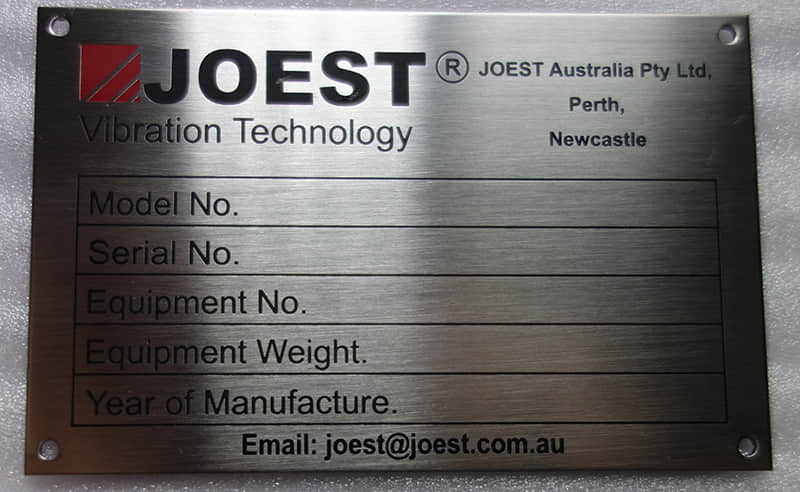 Etched metal plaques